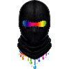 Balaclava Rainbow Streetwear Pride Motif