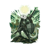 Medieval Knight Lizard in Sunlight