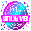 My Birthday Week Celebration