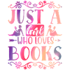 Only a girl loves books