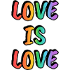 Liebe ist Liebe Regenbogen