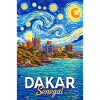 Dakar Senegal Starry Sky Coast