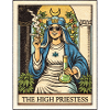 Cannabis High Priestess Tarot