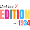 Limited edition Made in 1934