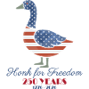 USA 250th Anniversary Floral Patriotic
