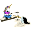 Einhorn und Narwal