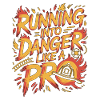 Fire Lieutenant Running Into Danger Firefighting