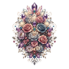 Crystal Blossoms Floral Mosaic