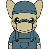 Frenchie Nurse Surgical Mask