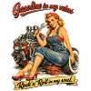 Retro Pin-up Hot Rod: Benzin & Rock n Roll Soul