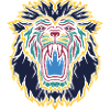 Lion Head Neonroar Art Print