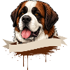 St. Bernard Shirt Dog Lover Gift
