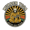 Retro Meditation Skeleton Graphic