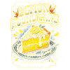 Lemon pound cake illustration