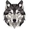 Wolf Head Lowpoly Geometry