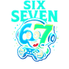 Six Seven Gamer Maskot Italiensk Brainrot Gaming