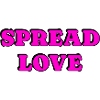 Spread Love Bold Typography