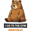 Halte dich im Fitnessstudio-Mindset