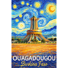 Ouagadougou Burkina Faso Starry Night
