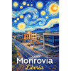 Monrovia Liberia Starry Night