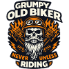 Grumpy old biker