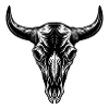 Cow skull