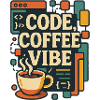 Code Coffee Vibe – Funny Programmer T-Shirt