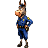 Polizei Esel