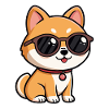 Orange Puppy Sunglasses