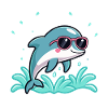 Delfin-Surfer-Chic-Rosenbrillen