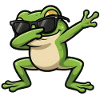 Grenouille à tamponner