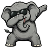Éléphant de dab