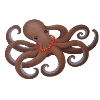 Octopus with red love pearl