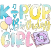 Fille d’anniversaire K-Pop