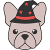 Frenchie Wizard Hat Magic