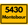 ANCIEN CODE POSTAL RETRO 5430 MONTABAUR