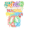 Graffiti Peaceful Protester