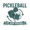 Pickleball-lustiger Pickleball-Pickleball