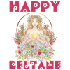 Buone benedizioni di Beltane Festival del Primo Maggio Pagano
