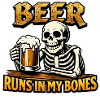 Beer Skeleton and Beer
