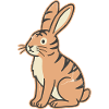 Pastel tabby rabbit stripes Tabby
