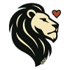 Lionheart Lion Silhouette