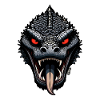 Crimson Inferno Dragon Head