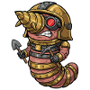 Steampunk Earthworm Drilling and Miner