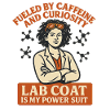Lab Coat Power-Suit Coffee