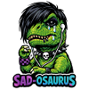 Emo Dinosaur, Sad Dino, Emotional