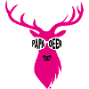 Dad Deer with Sunglasses - pink