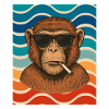 Wave Chimp with Sunglasses