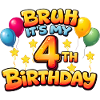 4th birthday shirt birthday shirt for boy 4 year