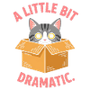 Katzenschnurrer in Kartonbox Drama